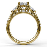 14Kt Yellow Gold Bridal Engagement Rings