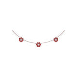 Petals Of Love Ruby Necklace