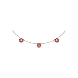 Petals Of Love Ruby Necklace