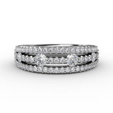 Platinum Diamond Fashion Bands