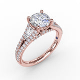 18Kt Rose Gold Bridal Engagement Rings