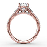 18Kt Rose Gold Bridal Engagement Rings