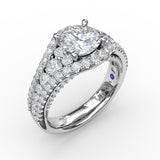 14Kt White Gold Bridal Engagement Rings