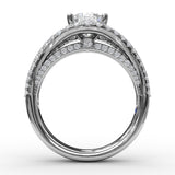 14Kt White Gold Bridal Engagement Rings