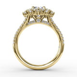 18Kt Yellow Gold Bridal Engagement Rings