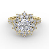 18Kt Yellow Gold Bridal Engagement Rings