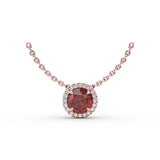 18Kt Rose Gold Color Fashion Pendants