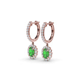 14Kt Rose Gold Color Fashion Earrings