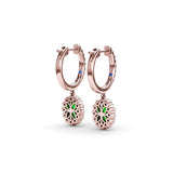 14Kt Rose Gold Color Fashion Earrings