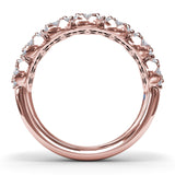 14Kt Rose Gold Diamond Fashion Rings