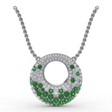 14Kt White Gold Color Fashion Pendants