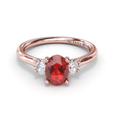 14Kt Rose Gold Color Fashion Rings