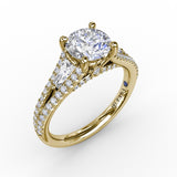 14Kt Yellow Gold Bridal Engagement Rings