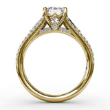 14Kt Yellow Gold Bridal Engagement Rings