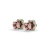 14Kt Rose Gold Diamond Fashion Earrings