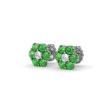 14Kt White Gold Diamond Fashion Earrings