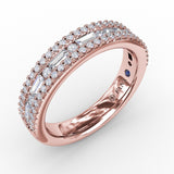 18Kt Rose Gold Diamond Fashion Bands