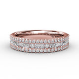 18Kt Rose Gold Diamond Fashion Bands