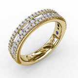 18Kt Yellow Gold Diamond Fashion Bands