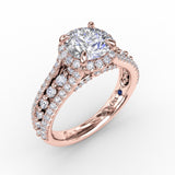 18Kt Rose Gold Bridal Engagement Rings