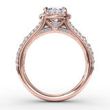 18Kt Rose Gold Bridal Engagement Rings