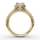 18Kt Yellow Gold Bridal Engagement Rings