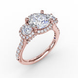 18Kt Rose Gold Bridal Engagement Rings