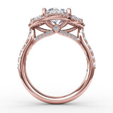 18Kt Rose Gold Bridal Engagement Rings