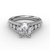 18Kt White Gold Bridal Engagement Rings