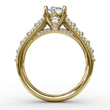 18Kt Yellow Gold Bridal Engagement Rings