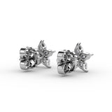 14Kt White Gold Diamond Fashion Earrings