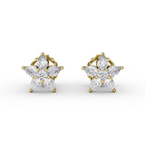 Shine Bright Diamond Star Stud Earrings