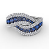 14Kt White Gold Color Fashion Fashion Rings