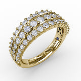 18Kt Yellow Gold Diamond Fashion Bands