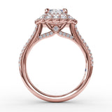 18Kt Rose Gold Bridal Engagement Rings