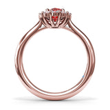 14Kt Rose Gold Color Fashion Rings