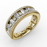 18Kt Yellow Gold Diamond Fashion Bands