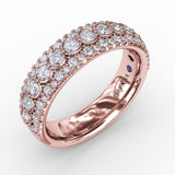 18Kt Rose Gold Diamond Fashion Bands