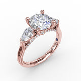 14Kt Rose Gold Bridal Engagement Rings