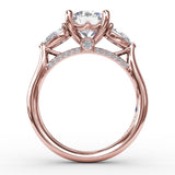 14Kt Rose Gold Bridal Engagement Rings