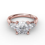 14Kt Rose Gold Bridal Engagement Rings