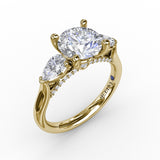 14Kt Yellow Gold Bridal Engagement Rings