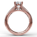 18Kt Rose Gold Bridal Engagement Rings