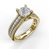 18Kt Yellow Gold Bridal Engagement Rings