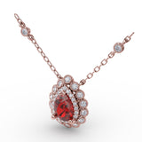 14Kt Rose Gold  Color Fashion Pendants