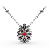 14Kt White Gold  Color Fashion Pendants