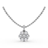 18Kt White Gold Diamond Fashion Pendants