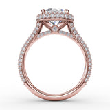 14Kt Rose Gold Bridal Engagement Rings