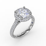 14Kt White Gold Bridal Engagement Rings