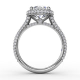 14Kt White Gold Bridal Engagement Rings